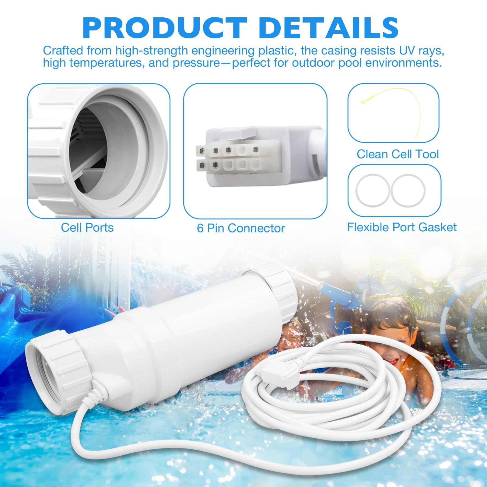 ATRACYPART installed in pool plumbing demonstrating straightforward swap benefit