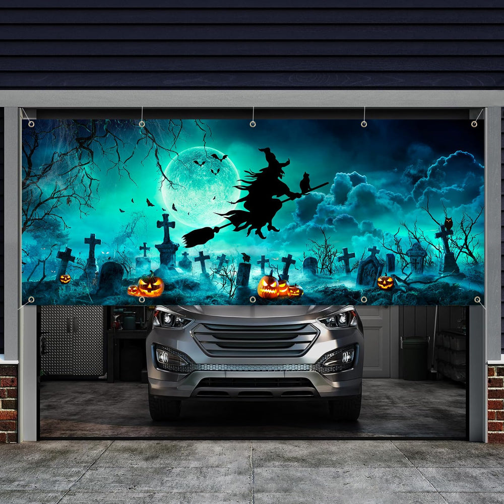 ATTGREAT night-lit Halloween scene with dramatic lighting for evening impact