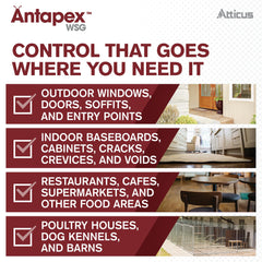 Technician applying Atticus Antapex WSG as spot treatment demonstrating targeted control benefit