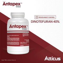 Atticus Antapex WSG granule texture close-up demonstrating water-soluble formulation and easy mixing