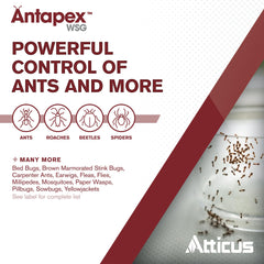 Close-up of Atticus Antapex WSG granules highlighting easy water-soluble formulation benefit