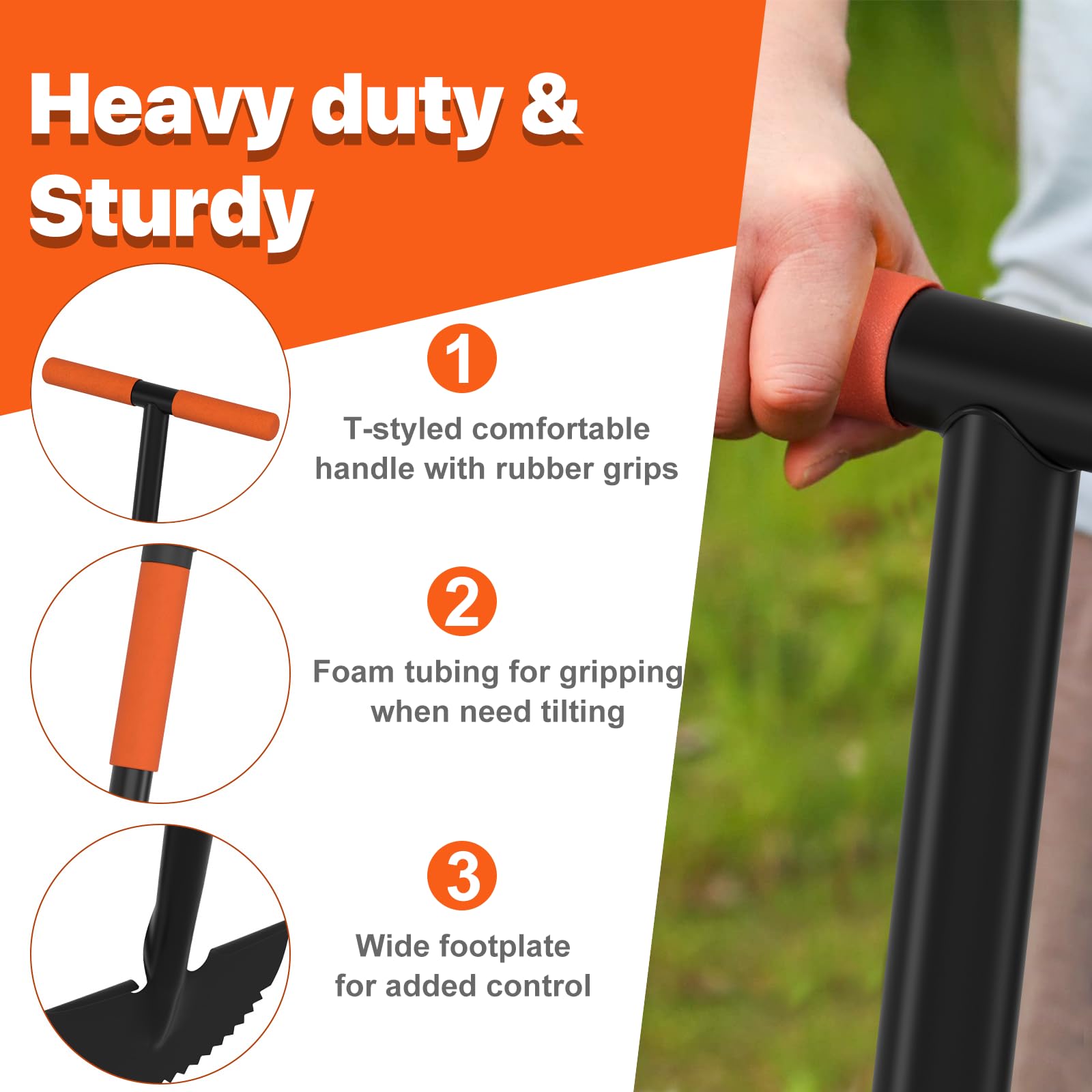 ATUHOLA being used along a sidewalk to produce clean professional edges
