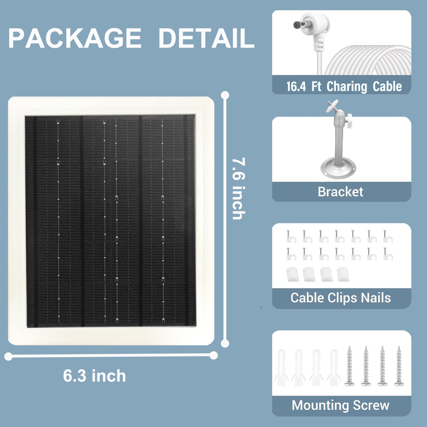 ATXXSCD long 16.4ft cable connected to Ring camera showing convenient placement flexibility
