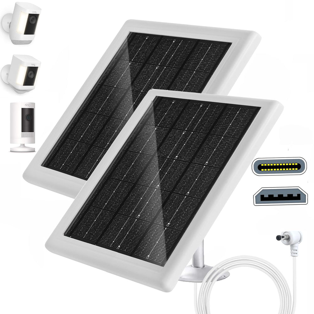 ATXXSCD front view of solar panel showing slim profile and clean finish for reliable charging