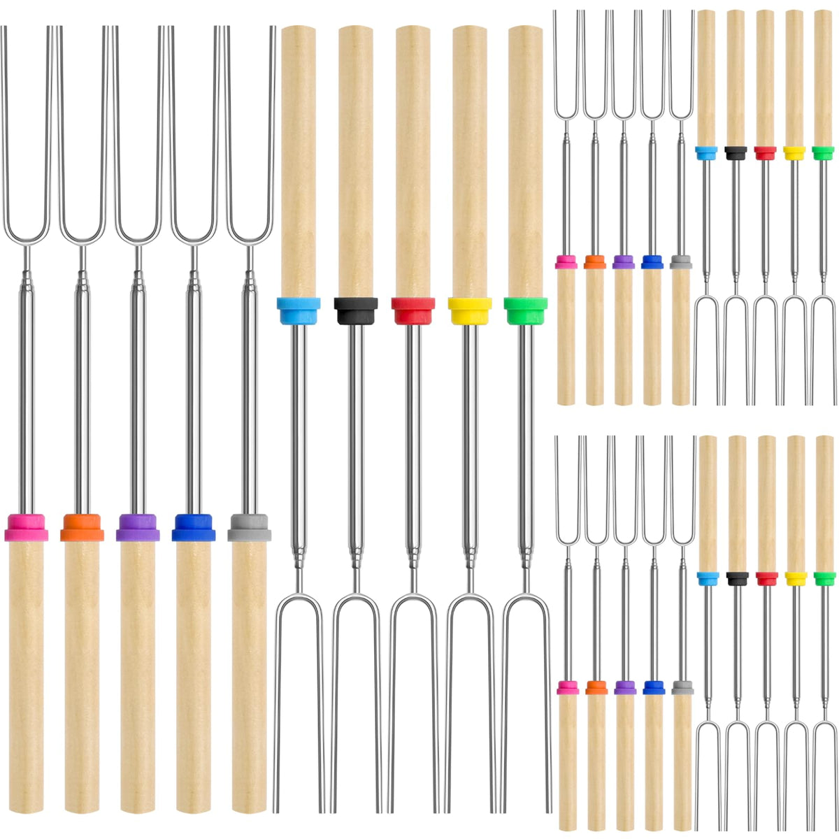 ATZNZIK front packaging showing 30-piece kit and colorful rings for easy sharing