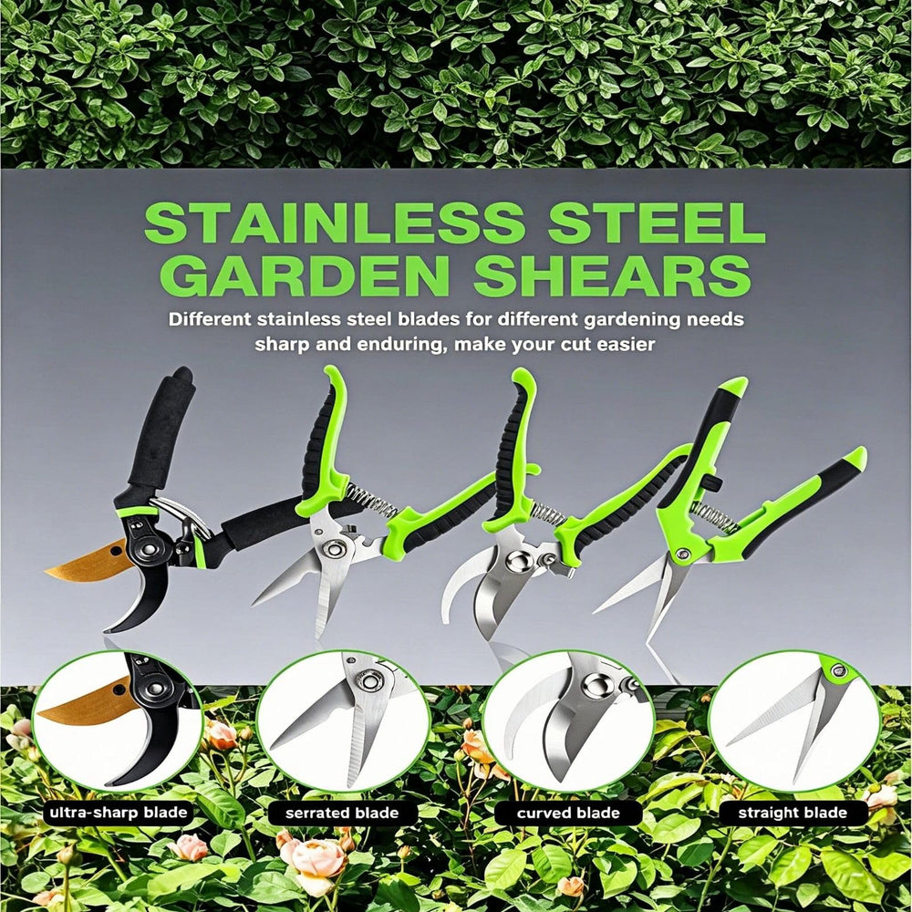 AudcaLight pruning shears cutting a herb stem demonstrating precision