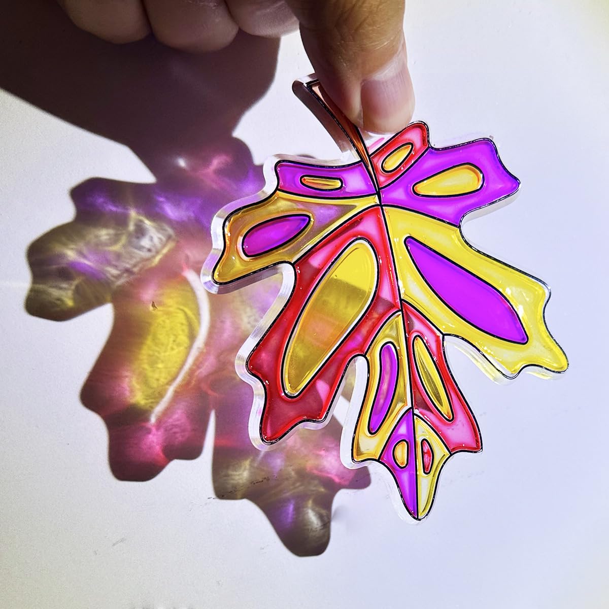 AUEKIV suction hooks and clear thread ready for hanging finished suncatchers securely