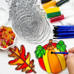 AUEKIV paint bottles and brushes arranged to show color options and easy application
