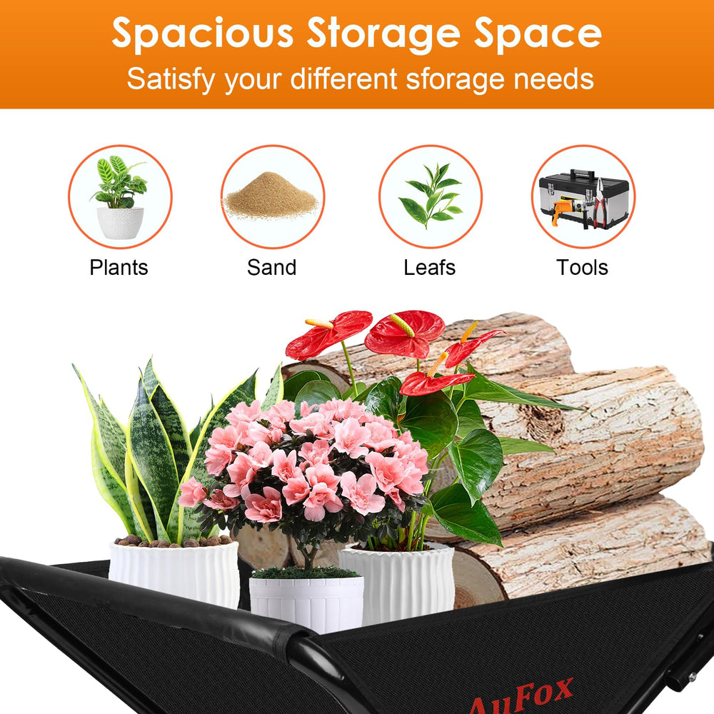 AuFox close-up of thick Oxford fabric tub illustrating durable protection
