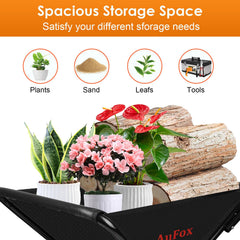 AuFox close-up of thick Oxford fabric tub illustrating durable protection