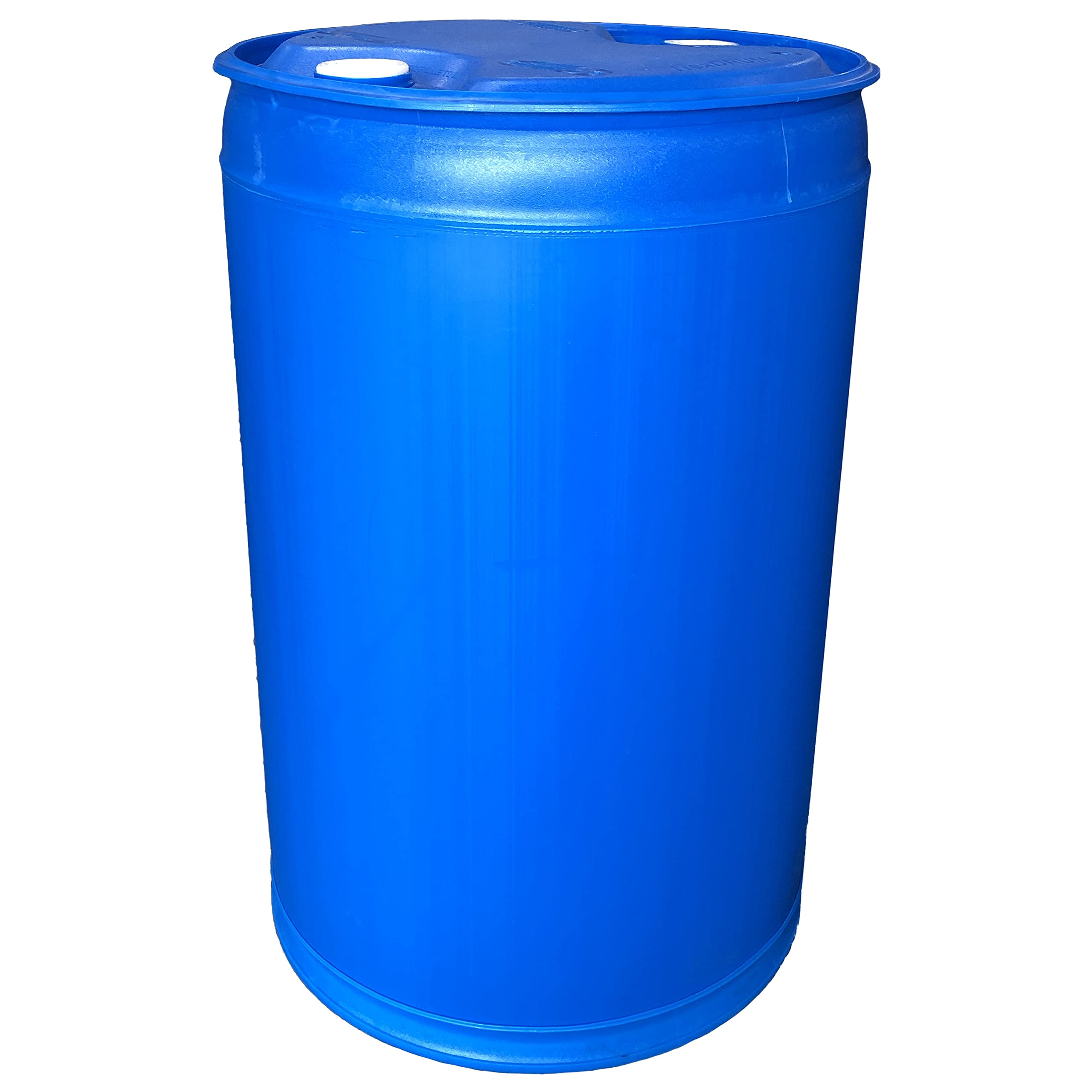 Augason Farms front view of 55-gallon barrel showing sturdy design and secure storage