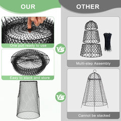 AugFir close-up of rust-resistant wire mesh showing durable construction benefit