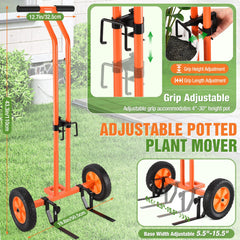 AugFir flat-free 8-inch wheel close-up for smooth outdoor rolling