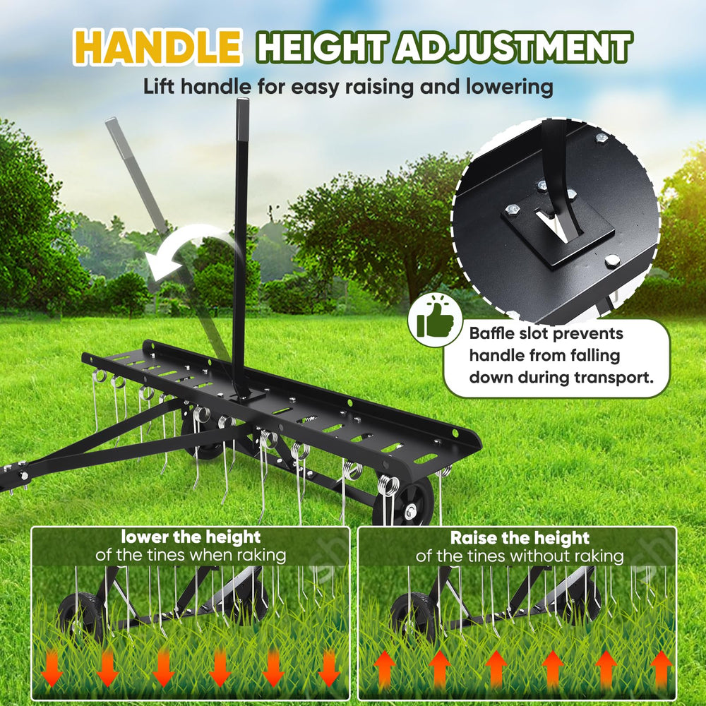 AugFir hitch and dual-position handle detail for easy attachment and safe lifting