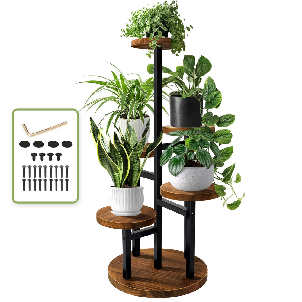 AUGOSTA front view plant stand showing vertical display benefit