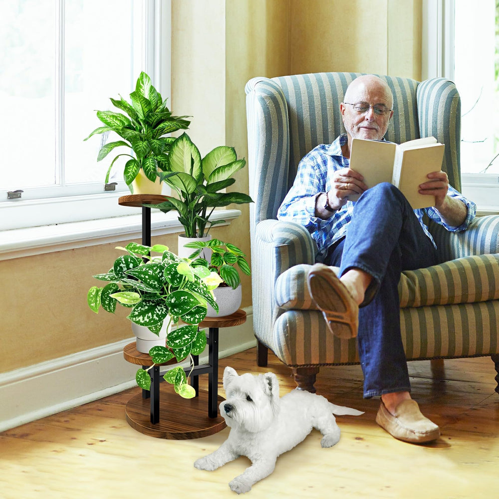AUGOSTA staged in living room demonstrating space-saving display