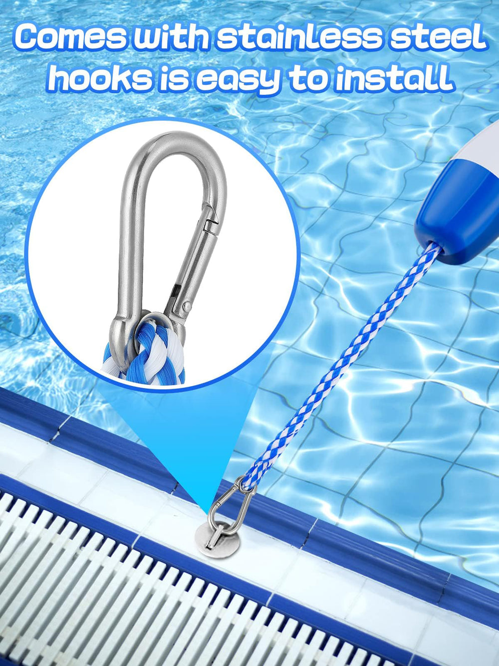 Aulock rope held in hand to show length and compact storage convenience