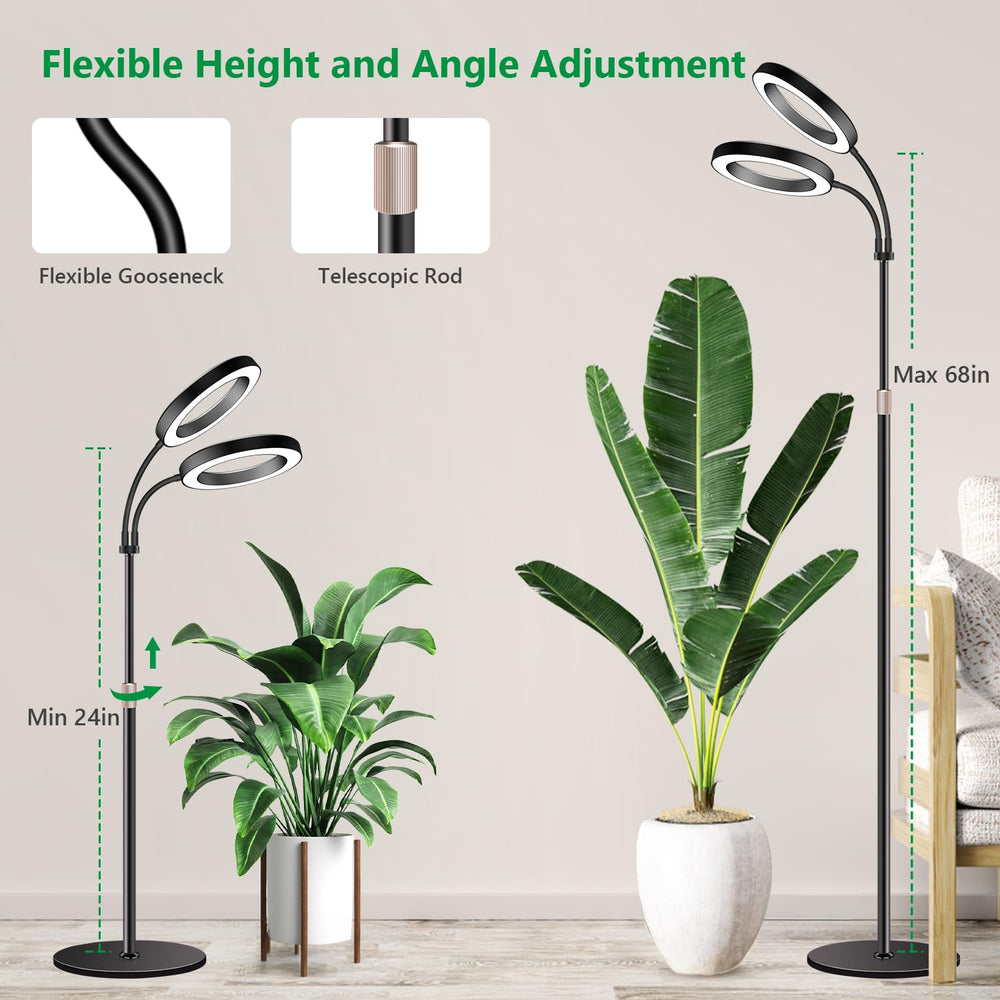 Aumtrly cuello flexible dirigido hacia macetas para enfoque preciso