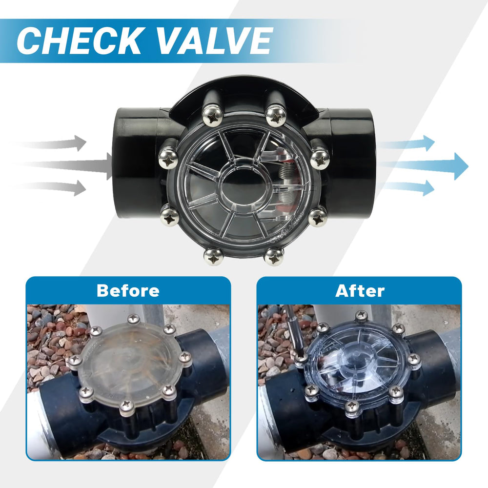 Aumzong valve in hand for size comparison highlighting compact design and easy handling during installation