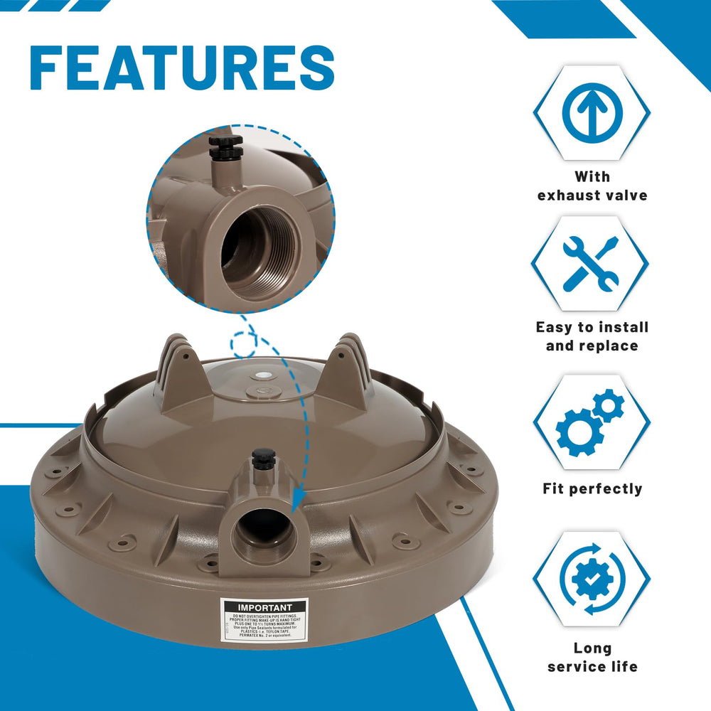 Aumzong lid sealing surface close-up showing gasket contact for leak prevention
