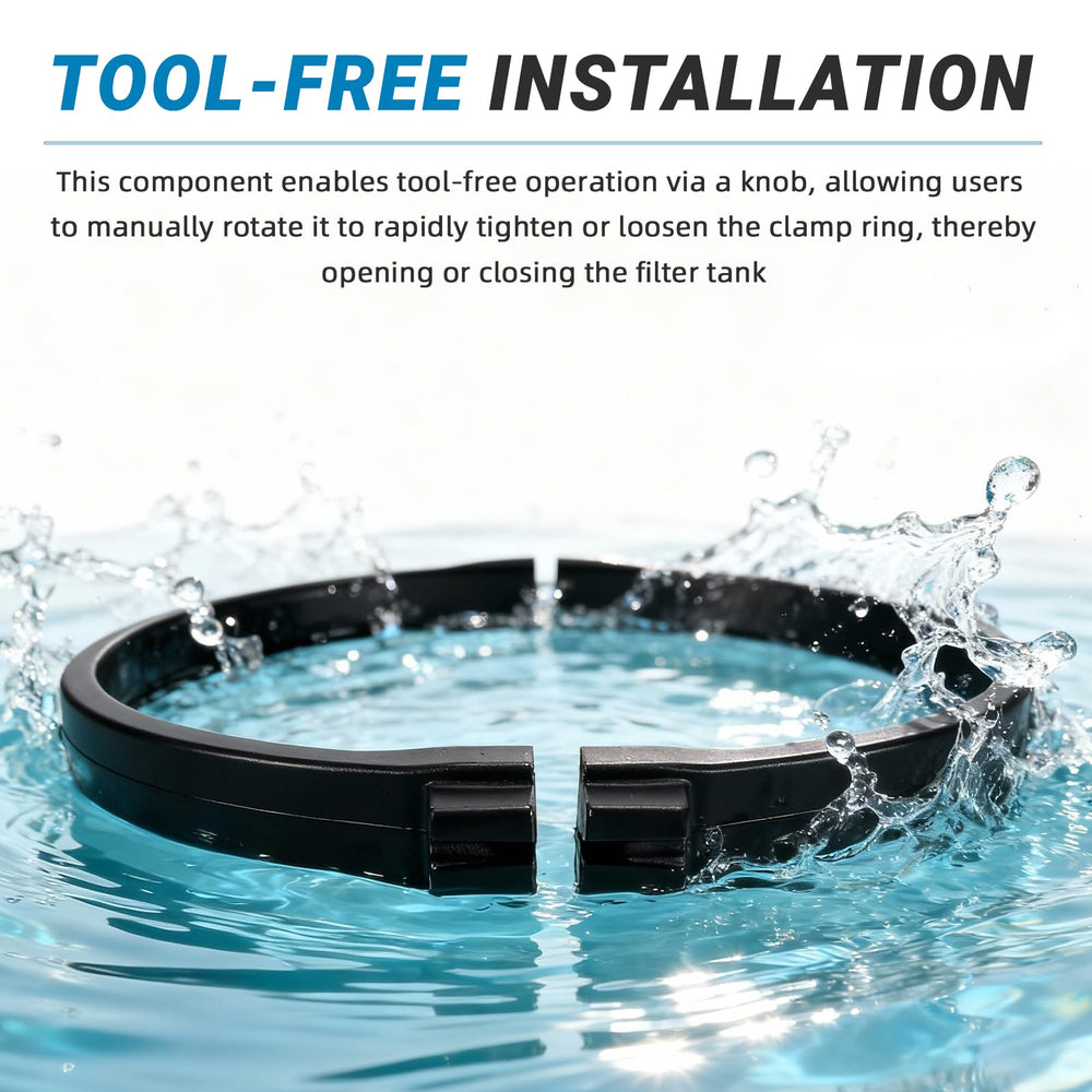 Aumzong packaged clamp ring with O-ring showing ready-to-install benefit