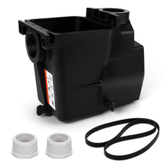Aumzong front view of pump strainer housing showing fit and durable construction