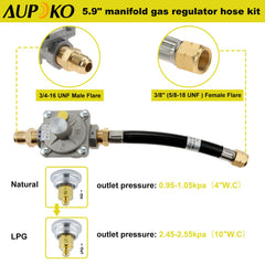 Aupoko 10ft quick-connect hose displayed for flexible installation reach