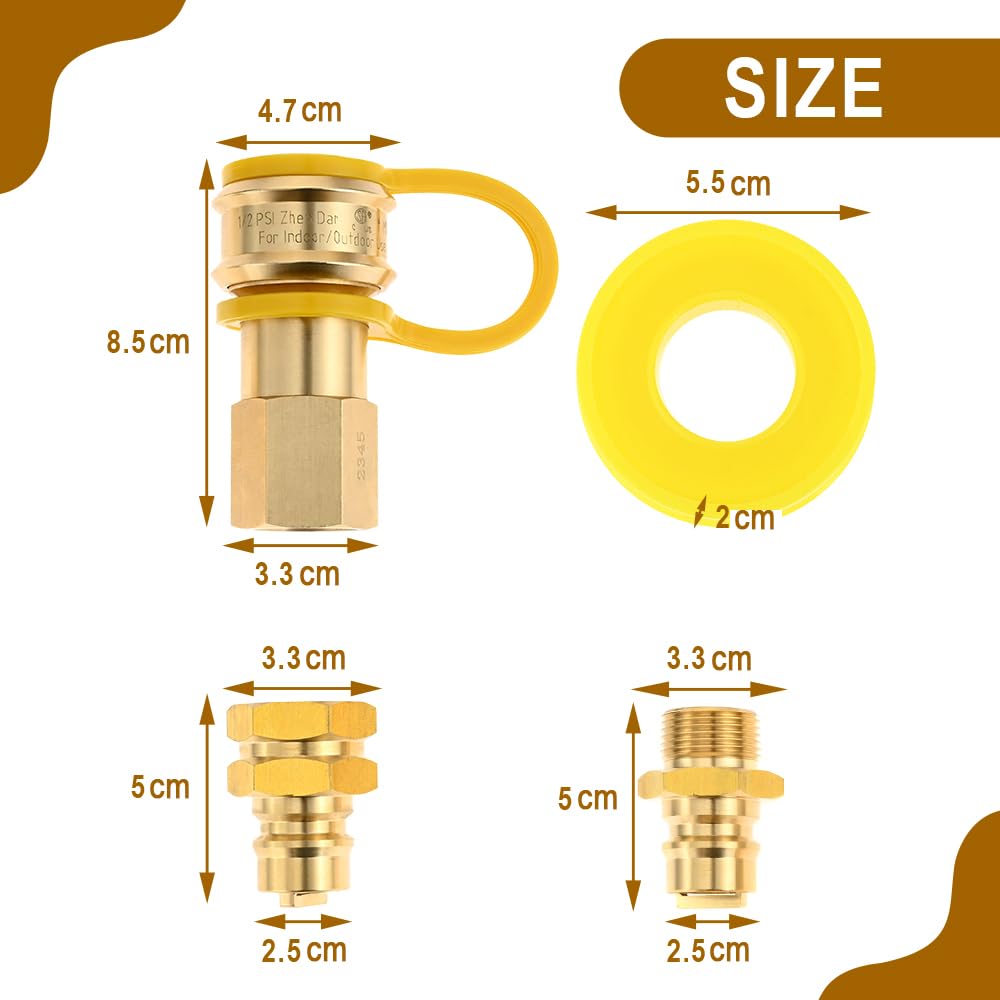 Aupoko fittings installed on a generator showing reliable quick connection convenience