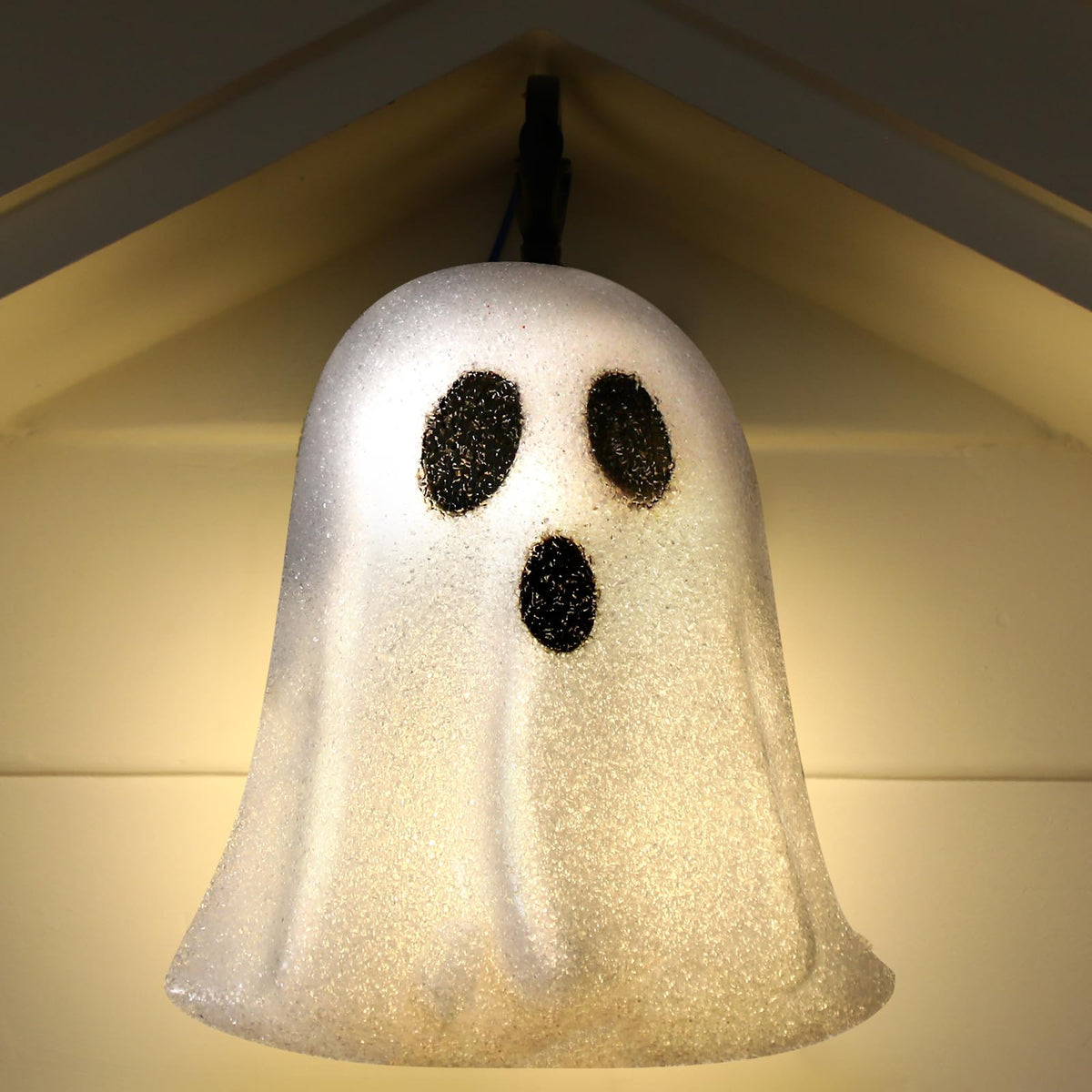Aurelema ghost cover front view showing ghost face and festive curb appeal
