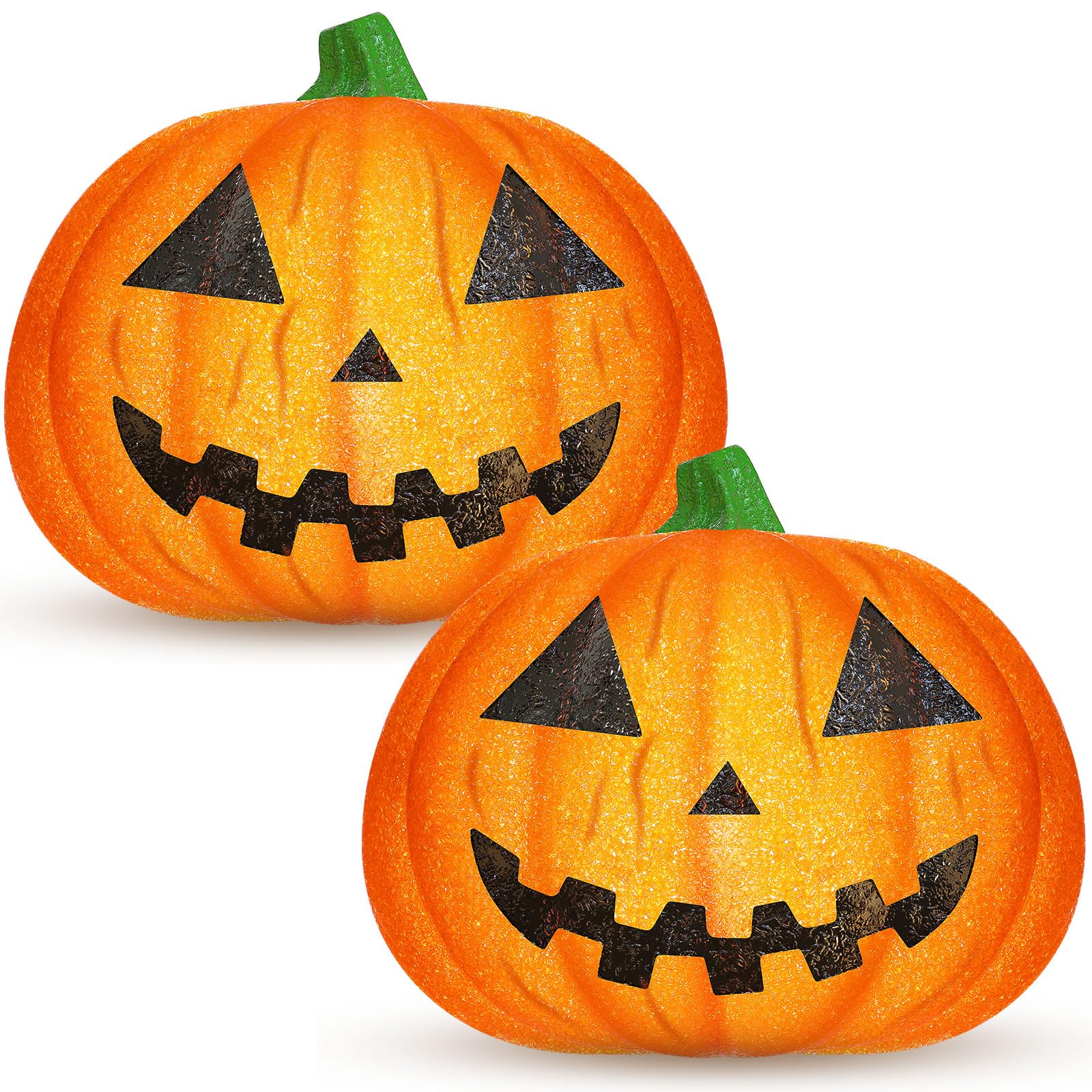 Aurelema pumpkin cover front view showing carved-face design and festive appeal