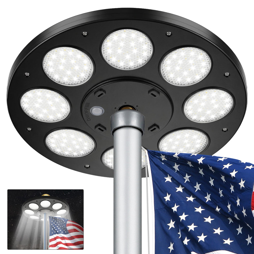 Aurolit front view showing full LED face and uniform illumination benefit