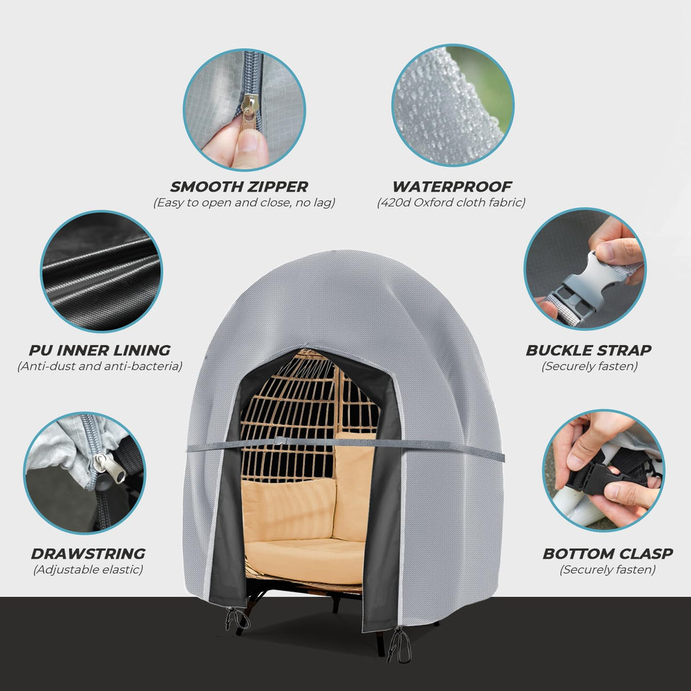 Aurragiy folded cover compact for easy storage and transport