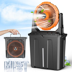 Ausic front view with bucket showing compact portability and ready-to-use cooling