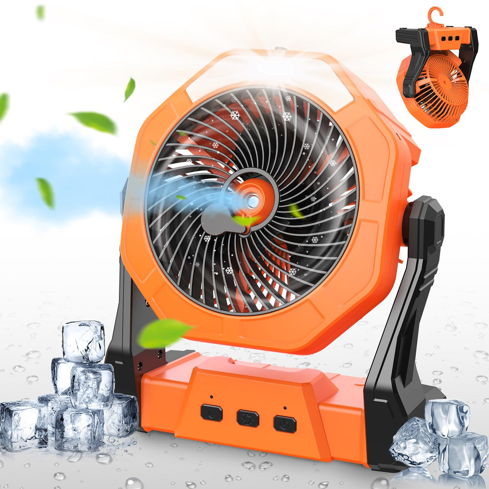 Ausic front view showing compact design and controls for portable cooling