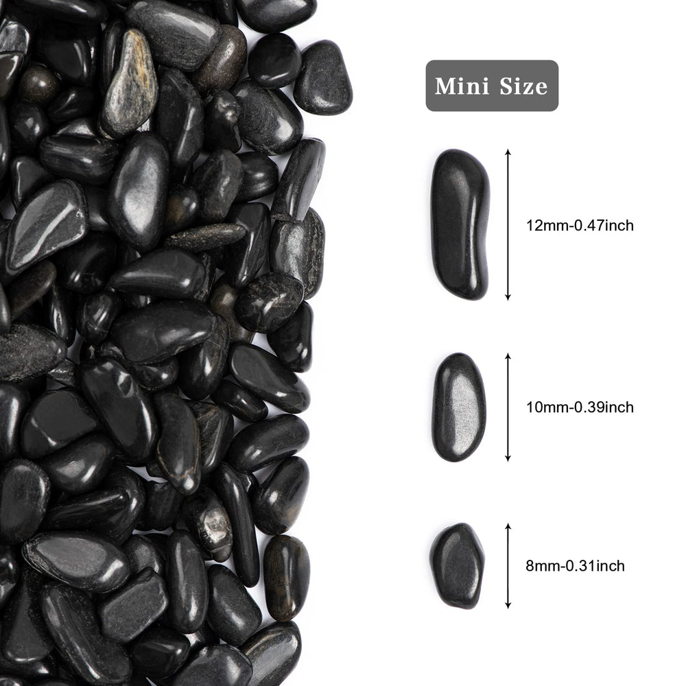 Ausluru close-up of polished pebble texture showing smooth finish and enhanced color