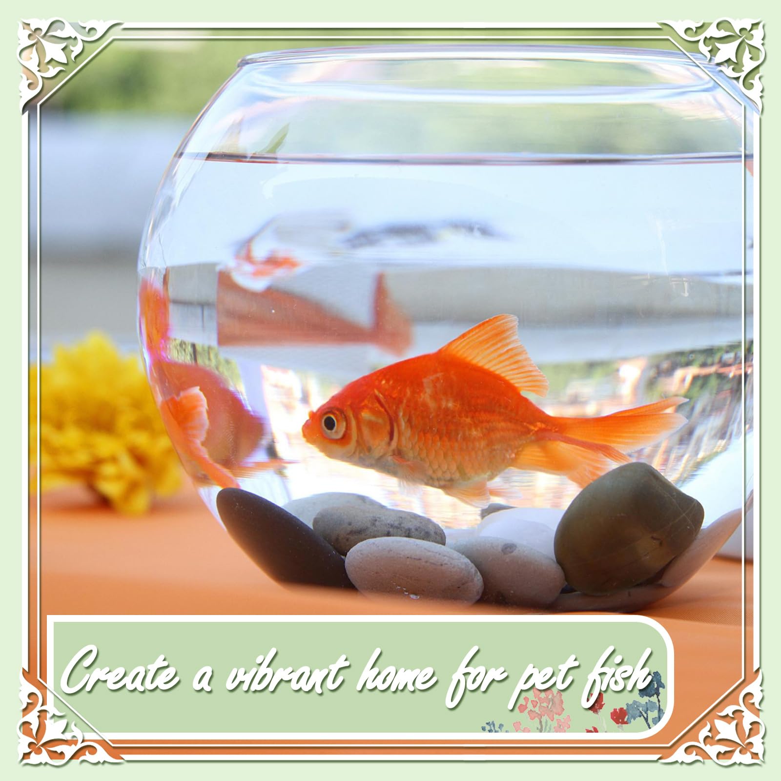 Ausluru engraved inspirational pebble detail adding custom decorative interest