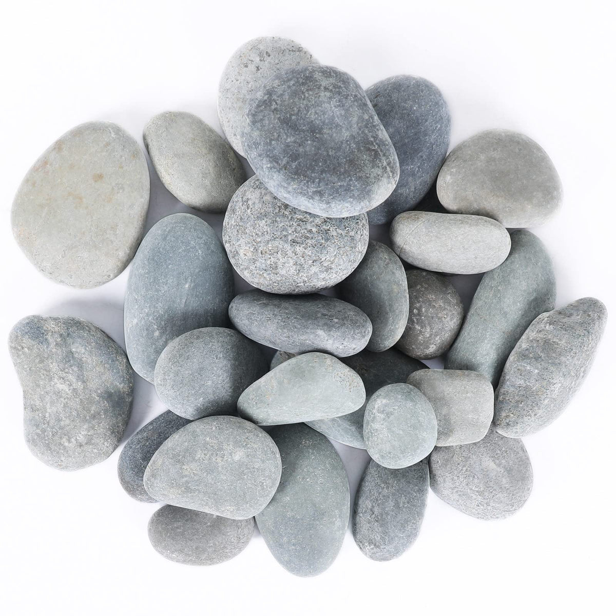 Ausluru front packaging showing 11lb bag and natural pebble mix benefit durability