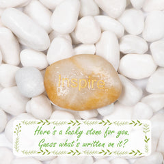 Ausluru pebbles in a vase supporting floral stems and enhancing arrangement
