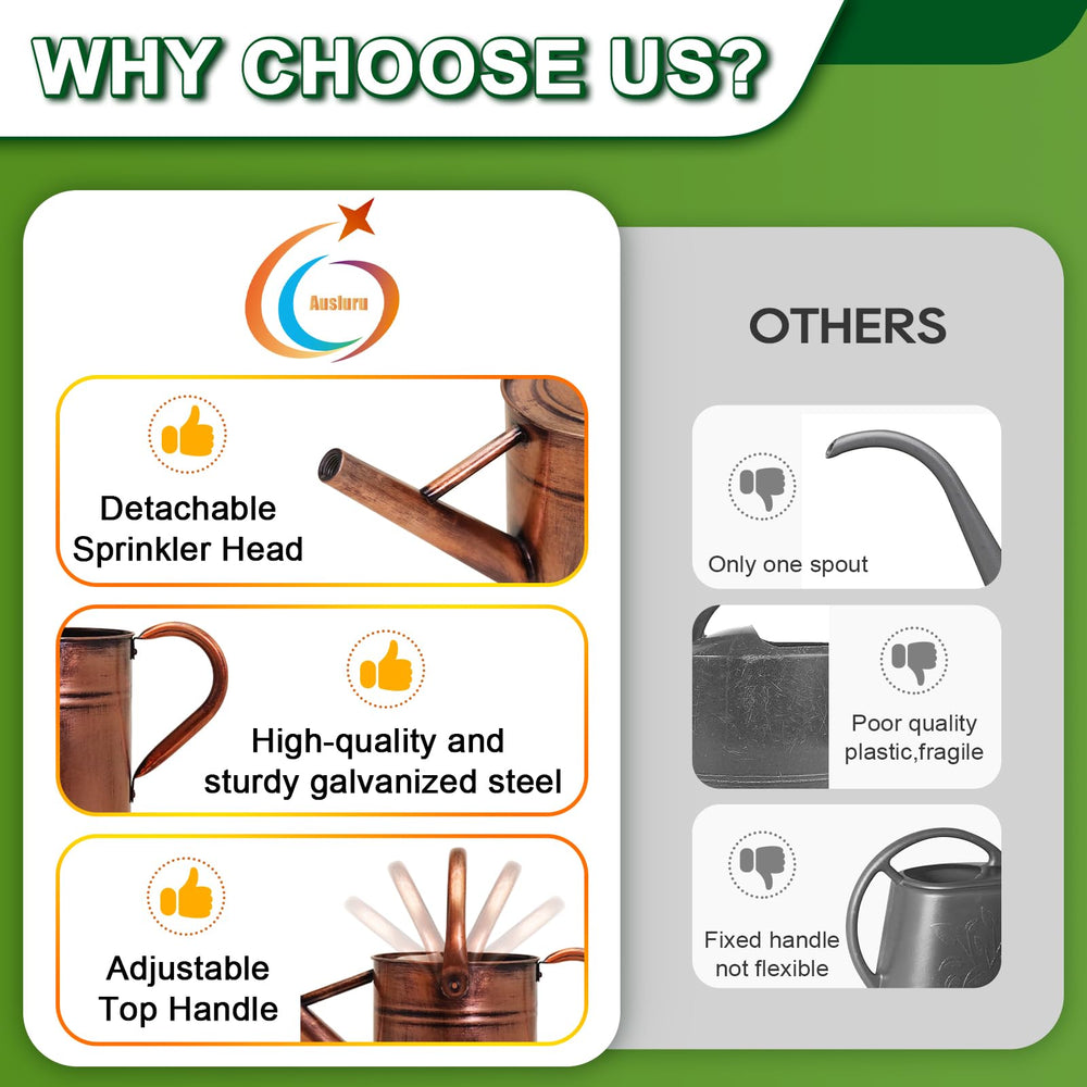 Ausluru removable spout detached to show flexible spray or direct pour options
