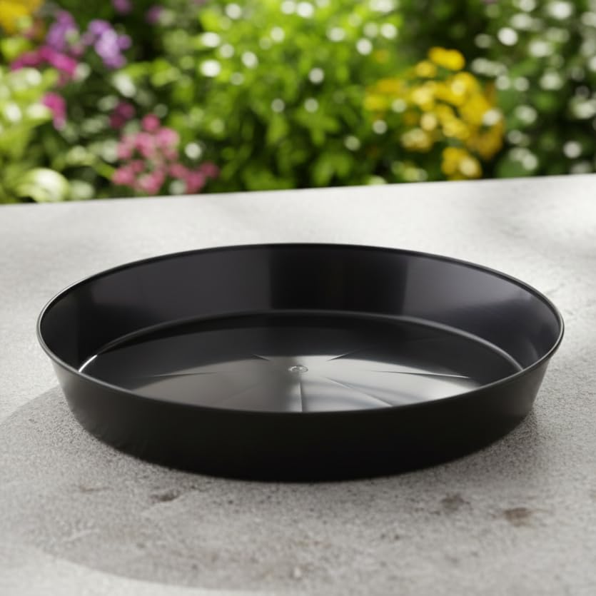 Austin Planter saucer next to ruler showing 21 inch scale for correct fit
