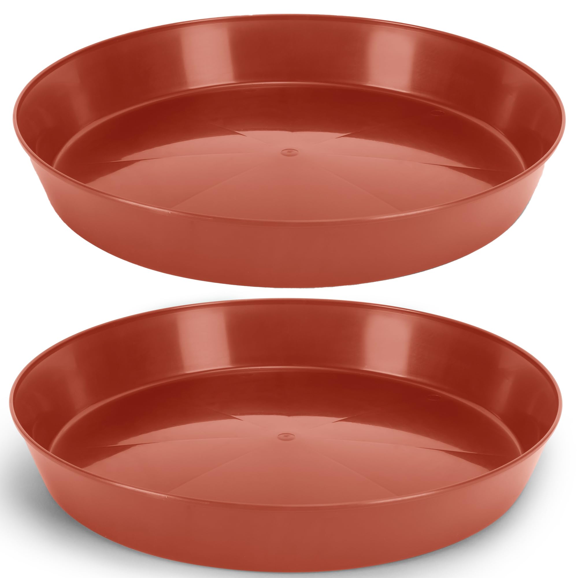 Austin Planter front view showing saucer shape and protective rim