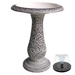 AUSTRAM front view pedestal birdbath adding garden focal point and bird attraction