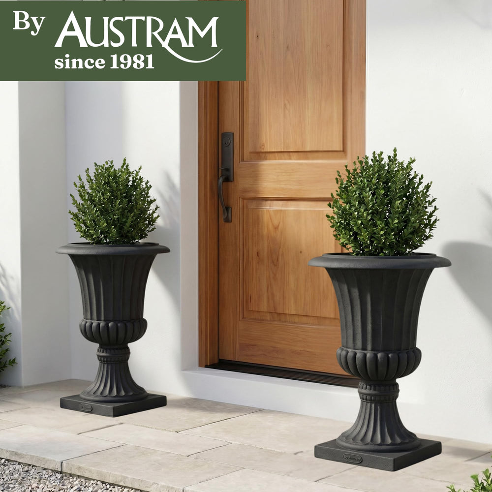 Austram lifestyle entryway styling showing symmetry and curb impact