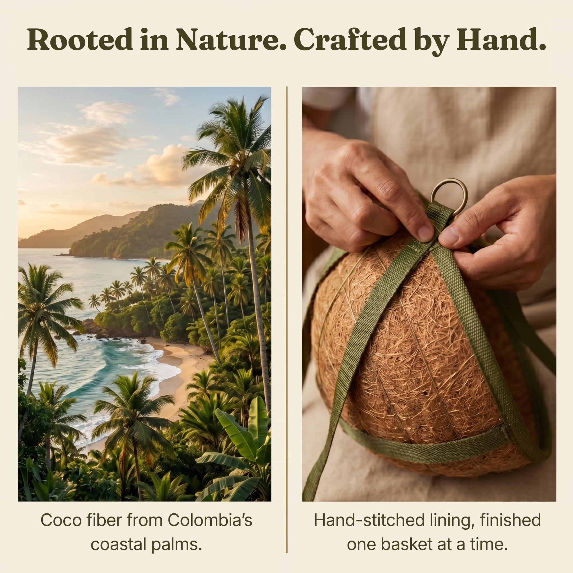 Austram coco fiber texture close-up showing breathable material for healthy roots
