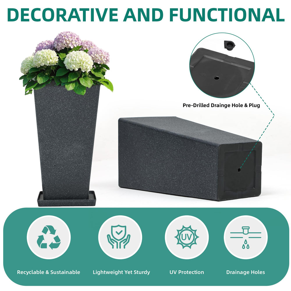 AUTO DAYA drainage tray and removable plug detail allowing flexible water control