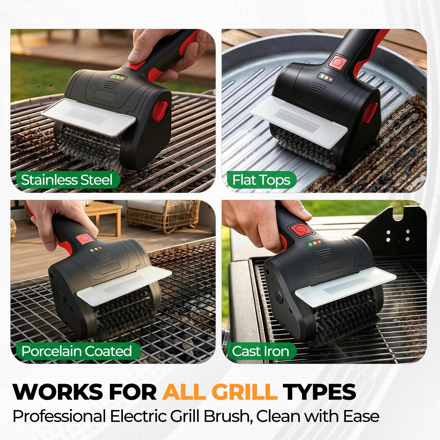 Auto Dynasty ergonomic handle texture showing secure non‑slip grip during cleaning