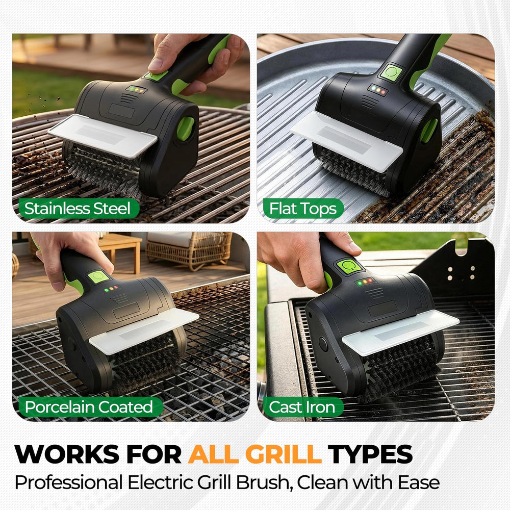 Auto Dynasty brush held in hand showing compact size for portability and control