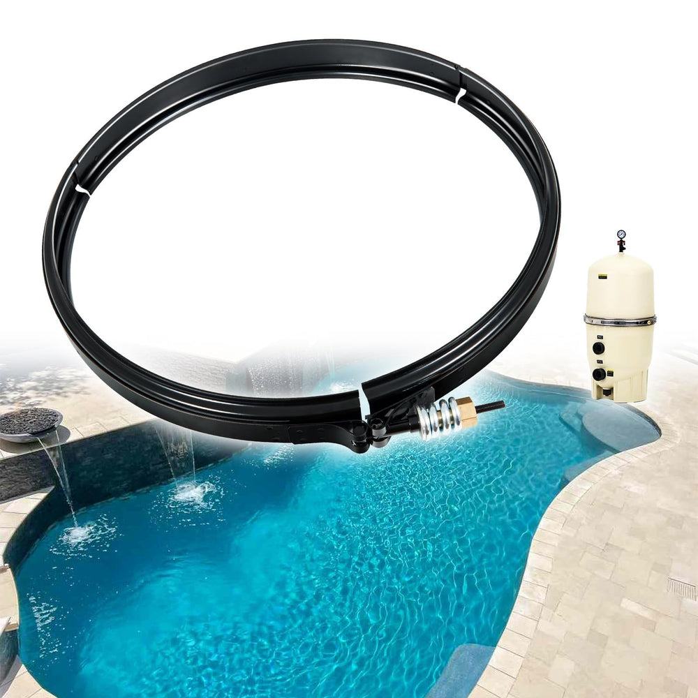AUTOBABA clamp front view showing full-length 23-1/4 inch clamp and secure fit