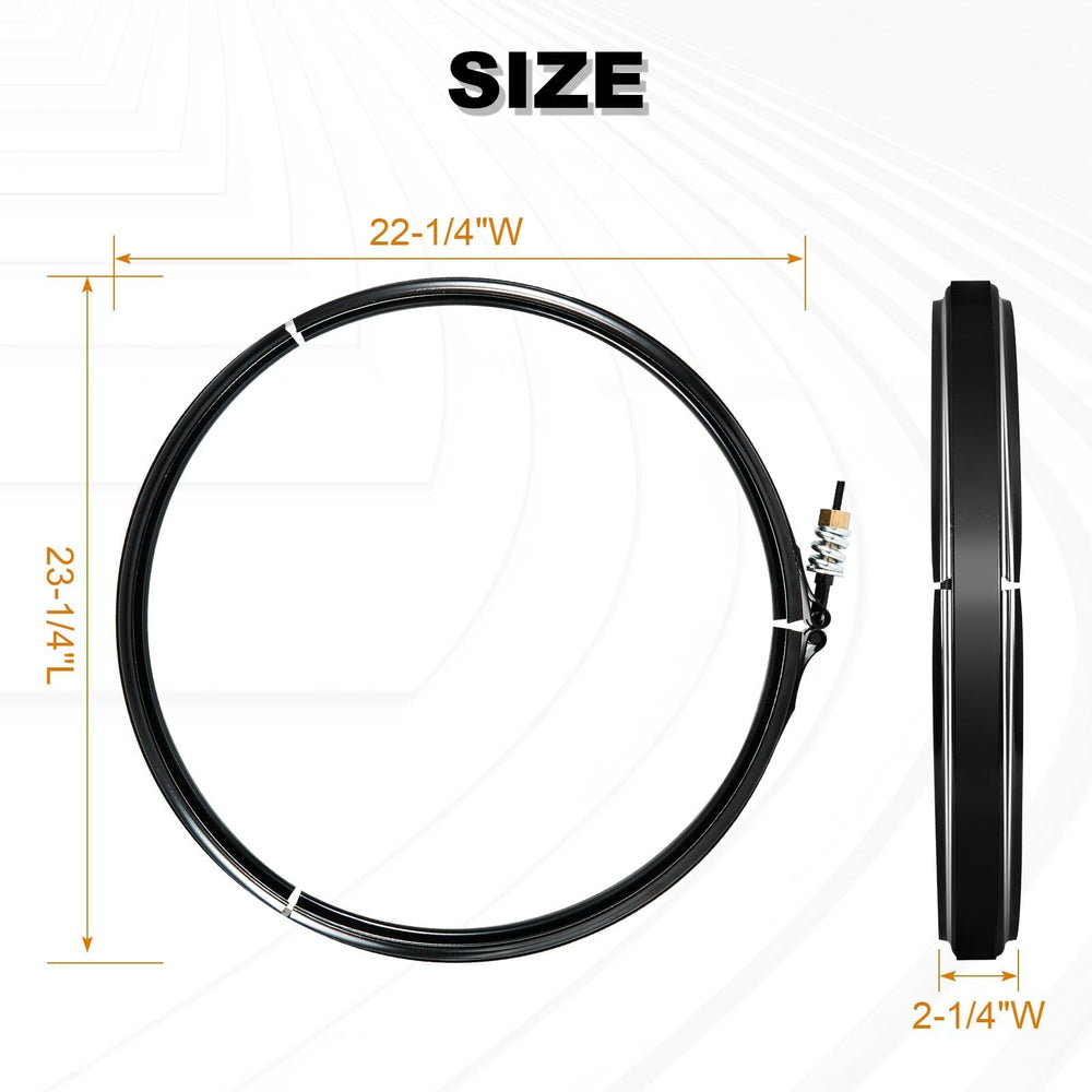 AUTOBABA clamp package contents with hardware and parts for straightforward replacement