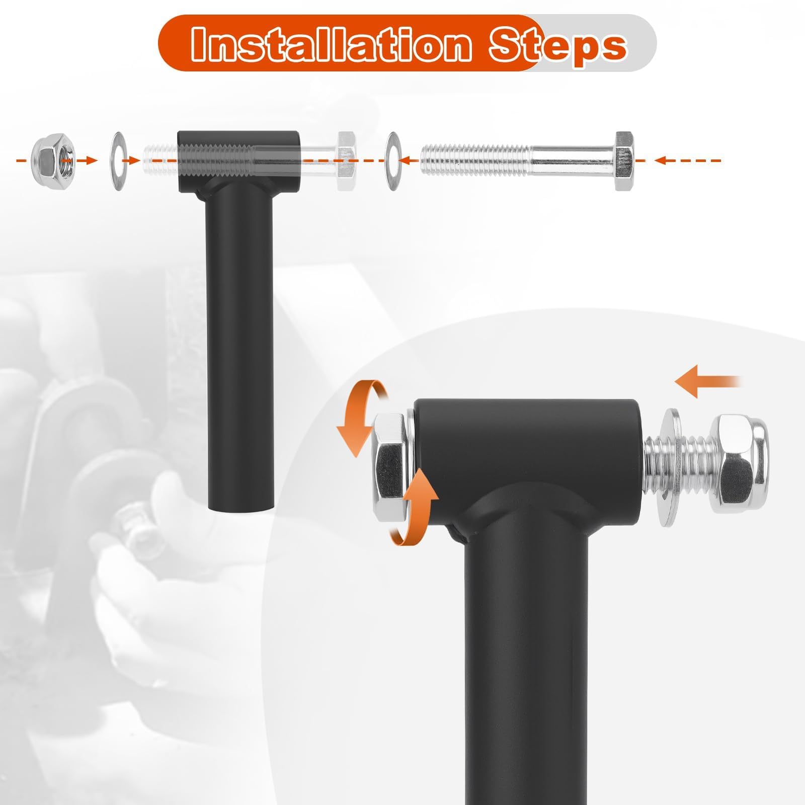 AUTOBABA packaged 2-pack with instructions for quick installation benefit